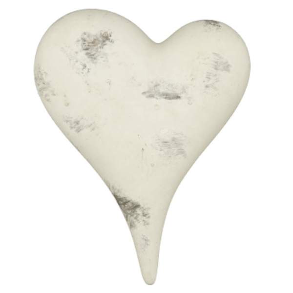 Herz „Valo“ Terrakotta Creme 18,5 cm – Dekoration & Geschenkidee-stilundkontur.de